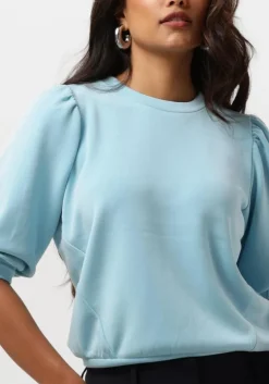 blauwe selected femme top slftenny 3/4 sweat top