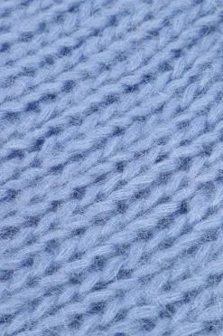 blauwe selected femme trui suanne ls knit