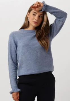 SELECTED FEMME e trui slflulu ls knit frill cuff o-neck>DAMES Truien & Vesten
