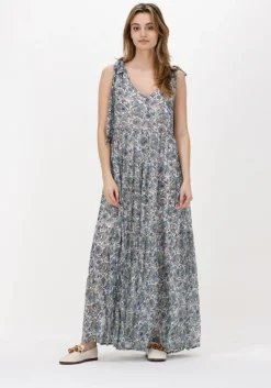 blauwe silvian heach maxi jurk uteol