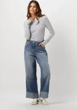 blauwe soeurs de provence wide jeans jule pant