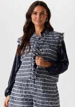 blauwe studio amaya gilet semmy