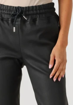 blauwe studio ar wijde broek nora stretch plonge