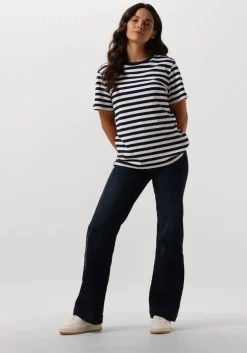 blauwe summum flared jeans flared jeans boom stretch denim