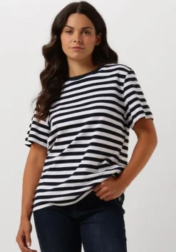 blauwe summum t-shirt short sleeve top classic cotton tee