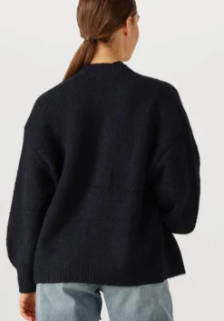 SUMMUM e vest puff sleeve cardigan cozy melange knit><noscript><img width=