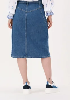 blauwe suncoo midirok fresh