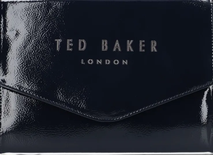 blauwe ted baker clutch crinkie