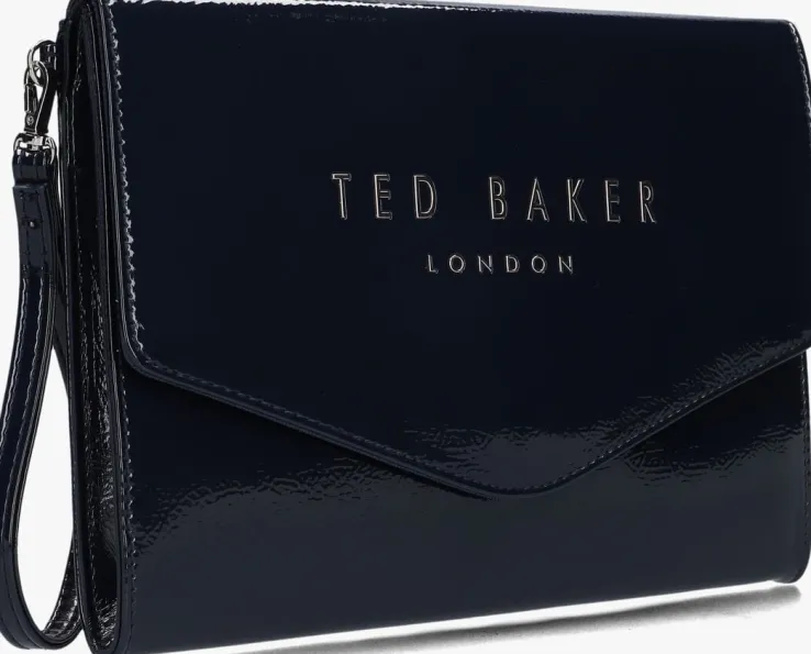 blauwe ted baker clutch crinkie