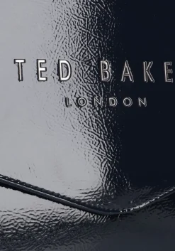 blauwe ted baker clutch crinkie