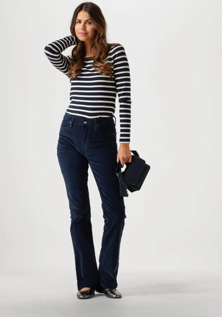 TOMMY HILFIGER e top slim 5x2 rib o-nk ls>DAMES Tops & T-Shirts