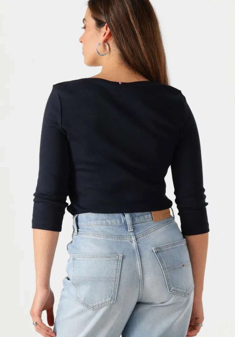 TOMMY HILFIGER e tops & t-shirts new cody slim boat-nk 3/4slv>DAMES Tops & T-Shirts