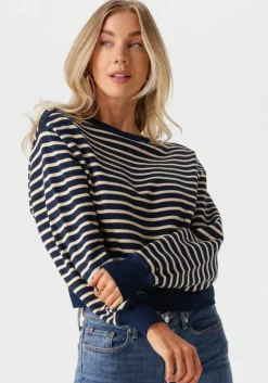 TOMMY HILFIGER e trui gold btn boat-nk swtshirt>DAMES Truien & Vesten