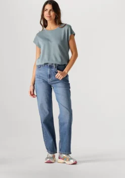 blauwe tommy jeans skinny jeans layla hr slim straight ch0130