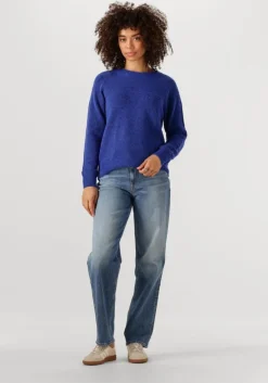 blauwe tommy jeans straight leg jeans layla hr slim str bi0134