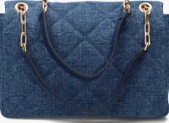 blauwe vanessa bruno schoudertas grand moon