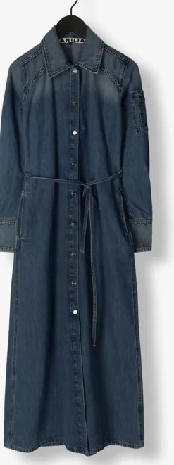 VANILIA e midi jurk denim midi dress><noscript><img width=