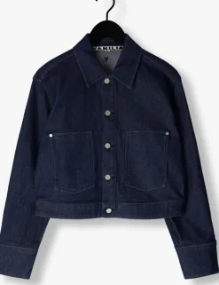 blauwe vanilia spijkerjas rinsed denim jacket
