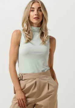 blauwe vanilia top basic sleeveles