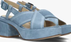 blauwe via vai sandalen elia paisley