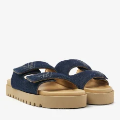blauwe via vai slippers rae lidia