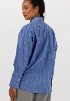 blauwe withblack blouses wblnoa ls striped shirt