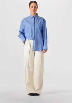 blauwe withblack blouses wblnoa ls striped shirt