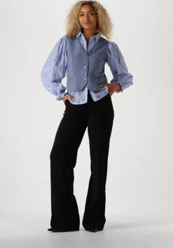 blauwe ydence gilet gilet nadine