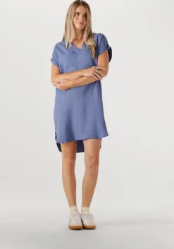 blauwe ydence mini jurk dress danie