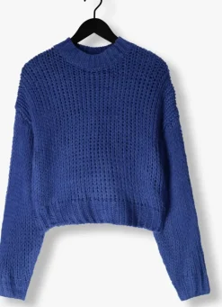 blauwe ydence trui knitted sweater soraya
