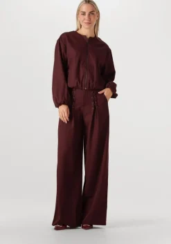CO'COUTURE co'couture pantalon luna eyelet wide long pant>DAMES Broeken