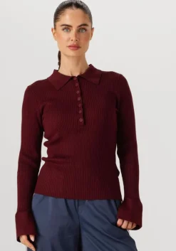CO'COUTURE co'couture trui bonny polo long sleeve>DAMES Truien & Vesten