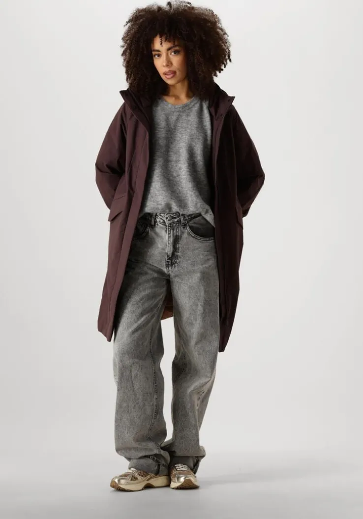 bordeaux elvine gewatteerde jas signy