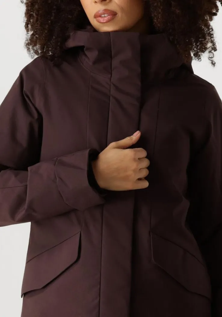 bordeaux elvine gewatteerde jas signy