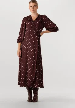 NEO NOIR midi jurk malinga dot dress>DAMES Jurken