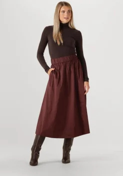 NEO NOIR midirok yara poplin skirt>DAMES Rokken