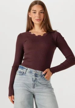 ROSEMUNDE top babette silk t-shirt lace>DAMES Tops & T-Shirts