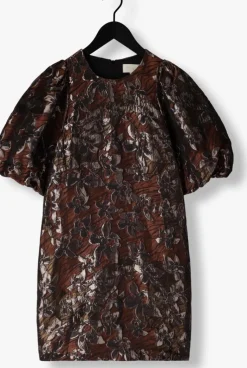 bronskleurig notre-v mini jurk nv-giselda