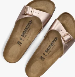 BIRKENSTOCK bronzen slippers madrid><noscript><img width=