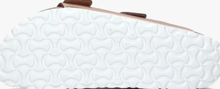 bronzen birkenstock slippers arizona met shine