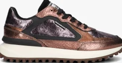 FLORIS VAN BOMMEL bronzen lage sneakers noppi 35.11>DAMES Sneakers