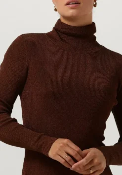 GESTUZ bronzen midi jurk silvigz ls long dress><noscript><img width=