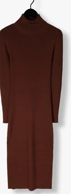 GESTUZ bronzen midi jurk silvigz ls long dress><noscript><img width=