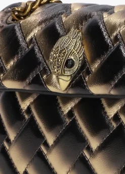 KURT GEIGER LONDON bronzen schoudertas mini kensington><noscript><img width=