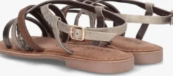 LAZAMANI bronzen platte sandalen 75.888><noscript><img width=