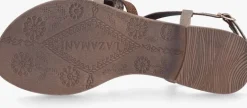 LAZAMANI bronzen platte sandalen 75.888><noscript><img width=