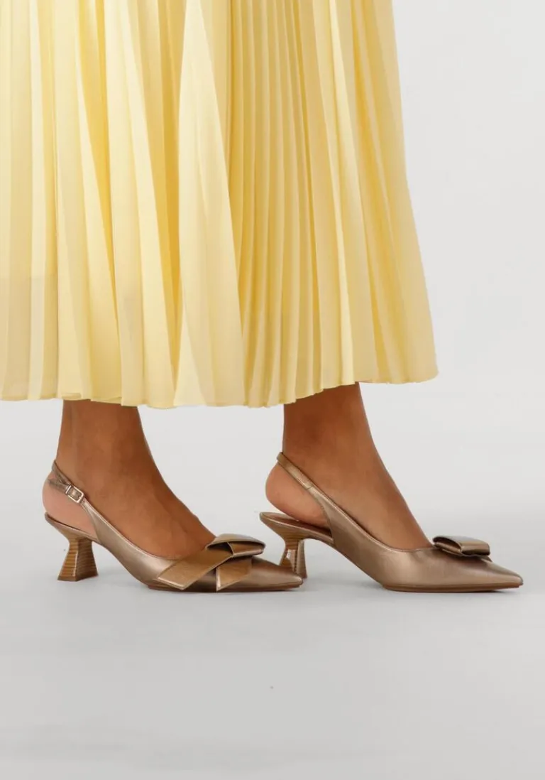 LODI bronzen slingbacks kal5307>DAMES Hakken|Slingbacks