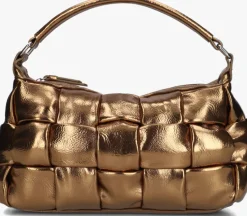 NÚNOO bronzen núnoo schoudertas lily braided recycled><noscript><img width=