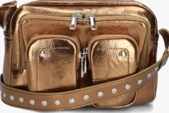 NÚNOO bronzen núnoo schoudertas ellie recycled>DAMES Schoudertassen