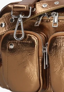 NÚNOO bronzen núnoo schoudertas ellie recycled><noscript><img width=